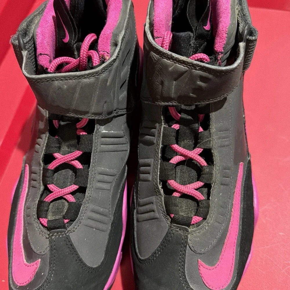Nike Air Griffey Max 1 GS 552983-006 Black Pink Retro Ken Griffey Jr. sz 6.5Y
